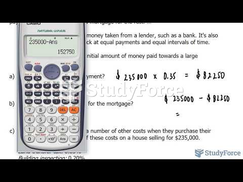  How to calculate mortgage payments (Question 2 of 2)