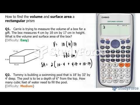  How to find the volume and surface area a rectangular prism