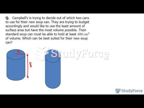  How to find the volume and surface area of any cylinder