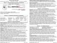 The material safety data sheet (MSDS) for sulfuric acid showing the detailed technical information ...