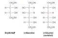 Reduction of the carbonyl group on a sugar