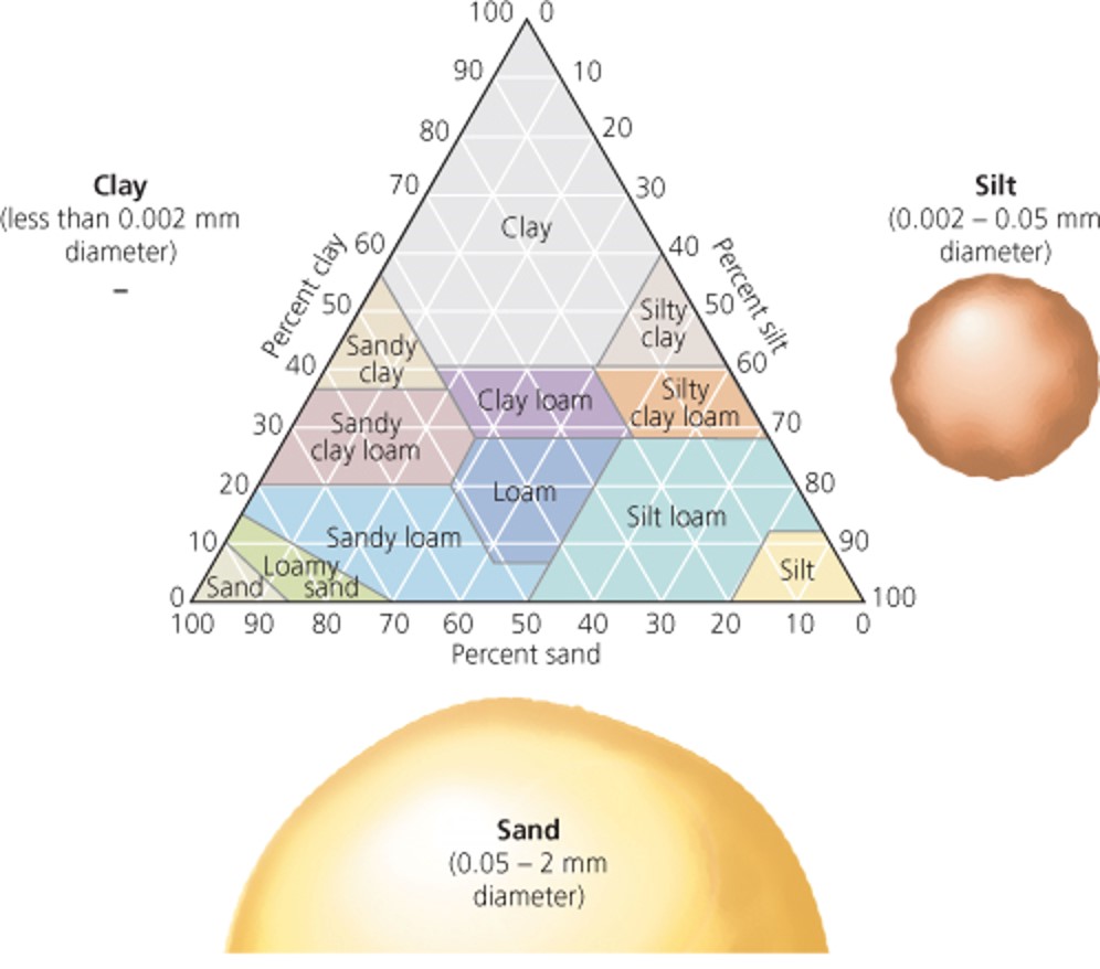 Soil texture "تركيبة التربة"