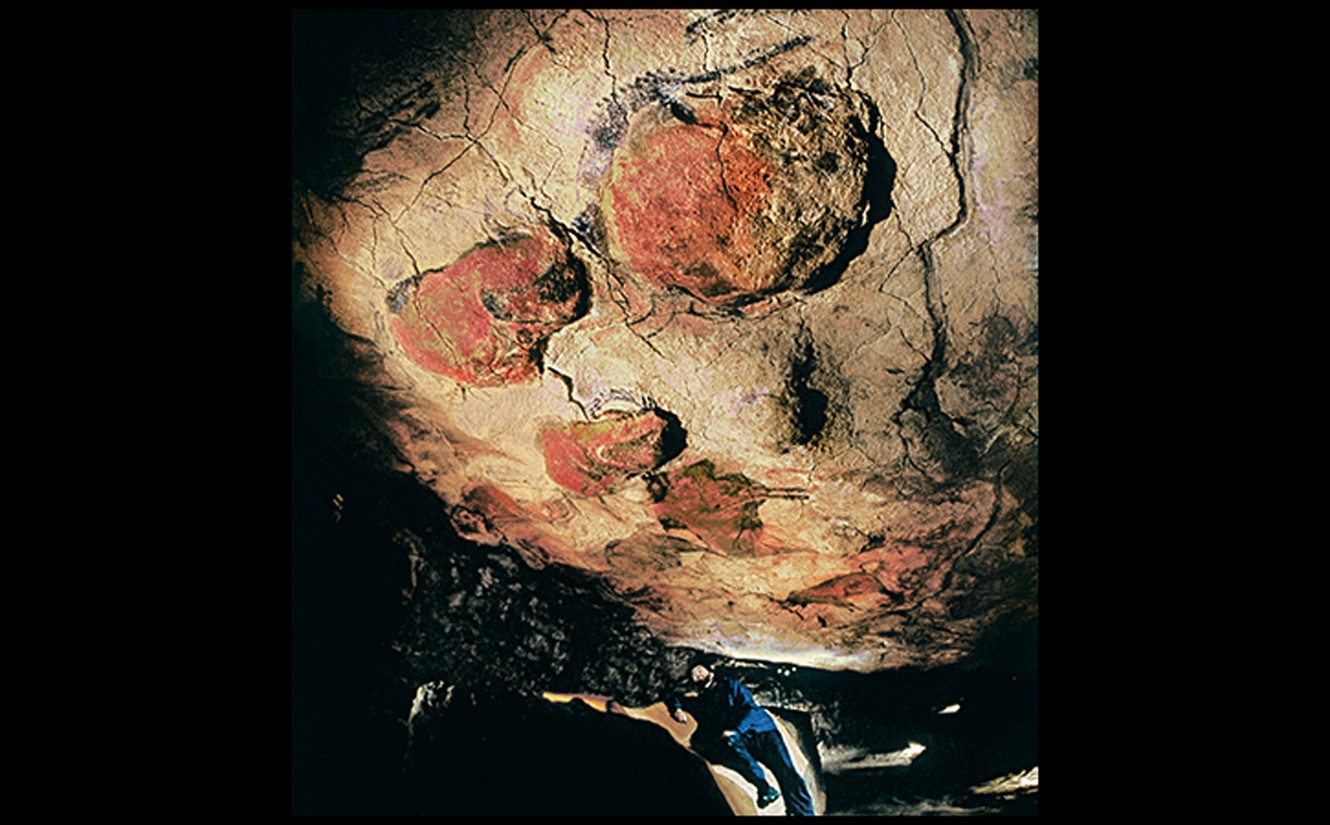 BISON: Ceiling of a cave at Altamira