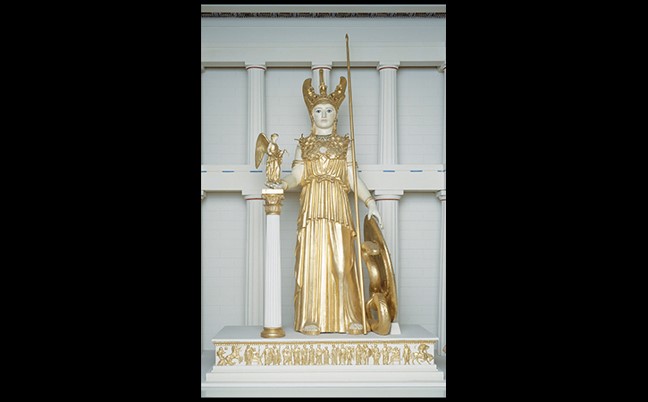 Re-creation of Pheidias’s Huge Gold and Ivory Figure of Athena