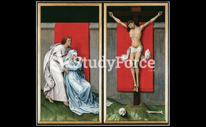 CRUCIFIXION WITH THE VIRGIN AND ST. JOHN THE EVANGELIST