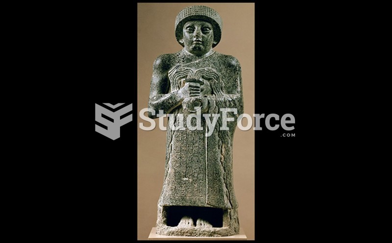 Votive Statue Of Gudea