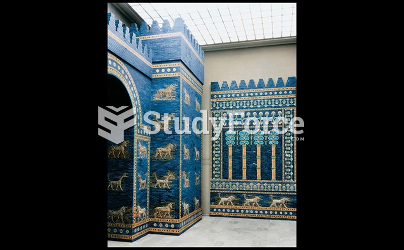 Ishtar Gate and Throne Room Wall "بوابة عشتار‎‎"