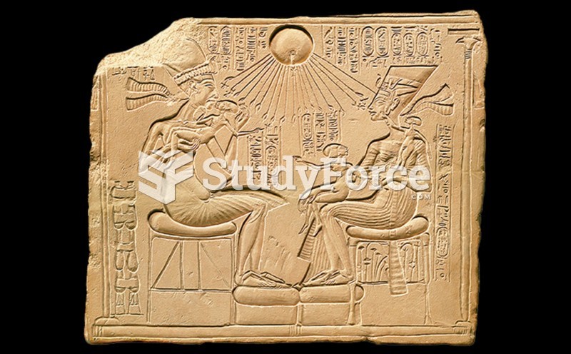 Akhenaten And His Family