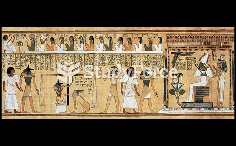 Judgment of Hunefer Before Osiris