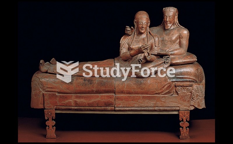 Reclining Couple on a Sarcophagus from Cerveteri