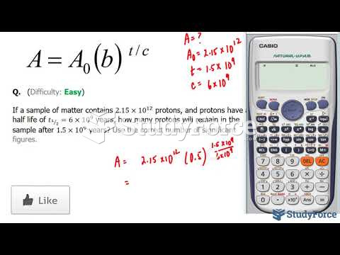  How to solve an exponential decay problem involving first order decay