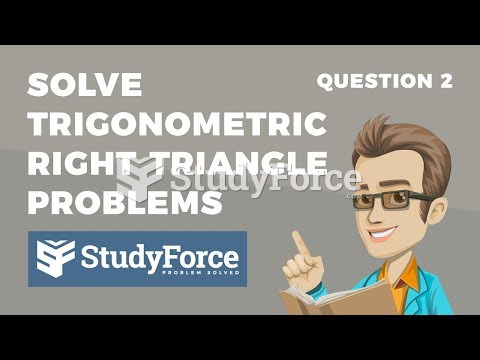  How to solve a trigonometric problem involving two right triangles (Question 2)