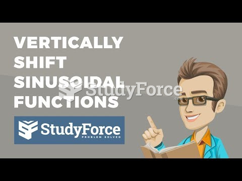  How to vertically shift a sinusoidal function (y=a*sin⁡b(x−c)+d)