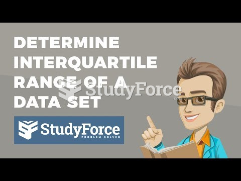  How to determine the interquartile range