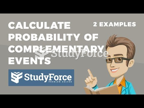  How to calculate the probability of complementary events