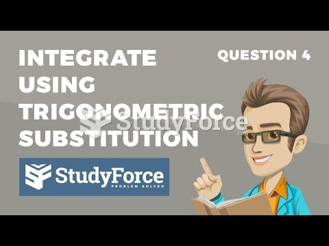  How to integrate using inverse trigonometric substitution (Question 4)