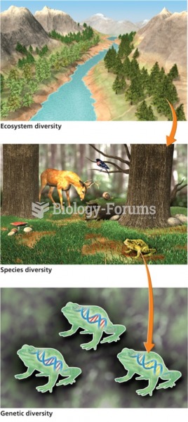 Biodiversity at several levels