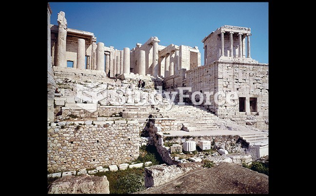 The Monumental Entrance to the Akropolis, Athens "مدخل إلى أكروبوليس"