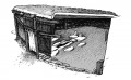 Reconstruction Drawing Of Lepenski Vir House/Shrine