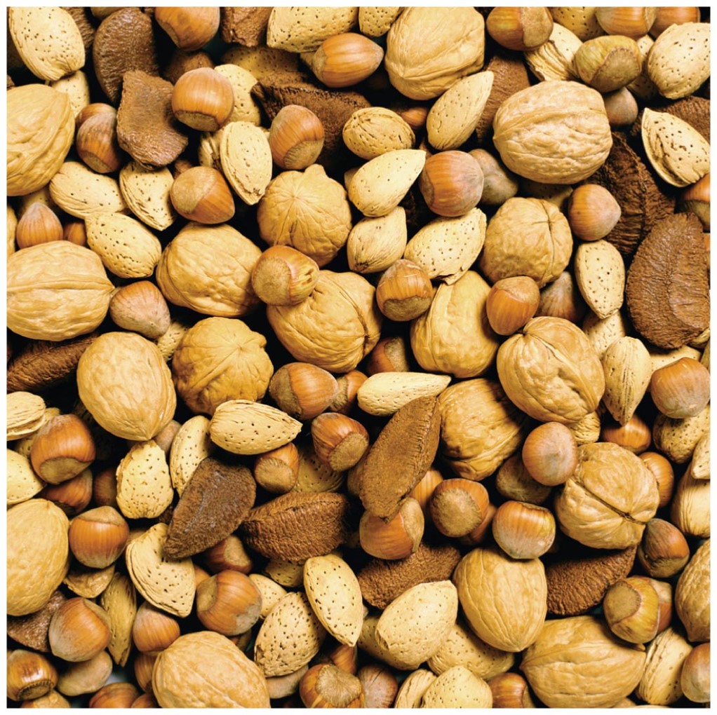 Nuts are also a good source of B group vitamins (including folate), and vitamin E