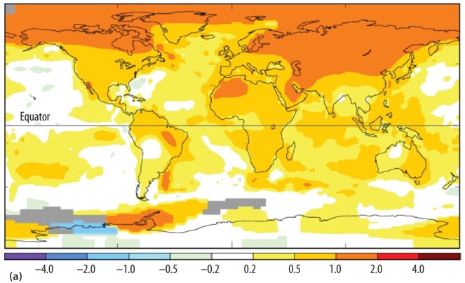 The climate is changing rapidly, and greenhouse gases are the most likely cause.