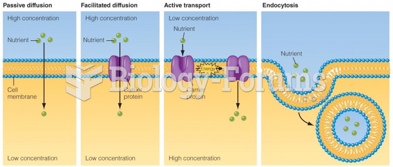 Nutrients Are Absorbed through the Small Intestine