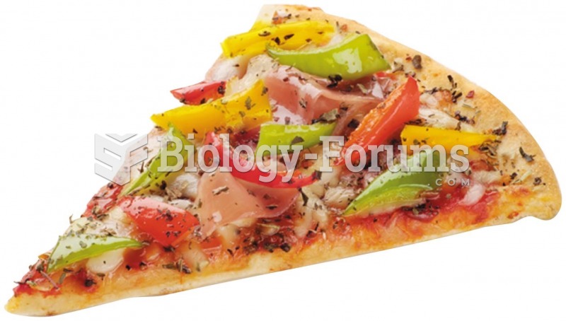 Vegetables are a low-saturated-fat topping for pizza