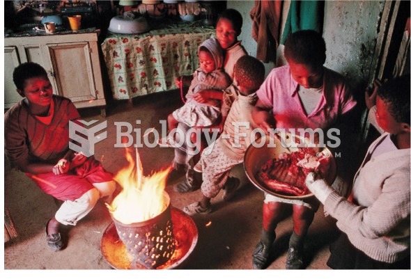 Indoor air pollution in the developing world arises from fuelwood burning