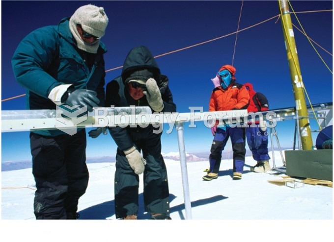 Scientists with ice core