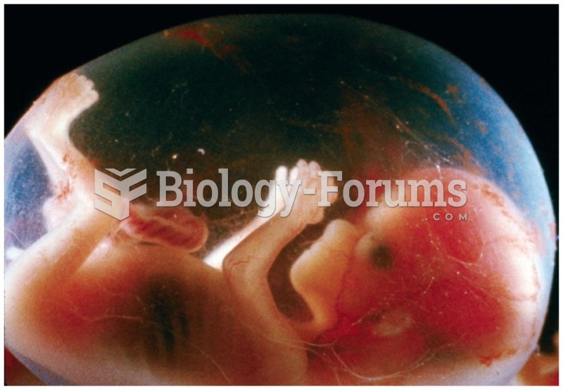 A developing fetus is cushioned in a sac of watery amniotic fluid