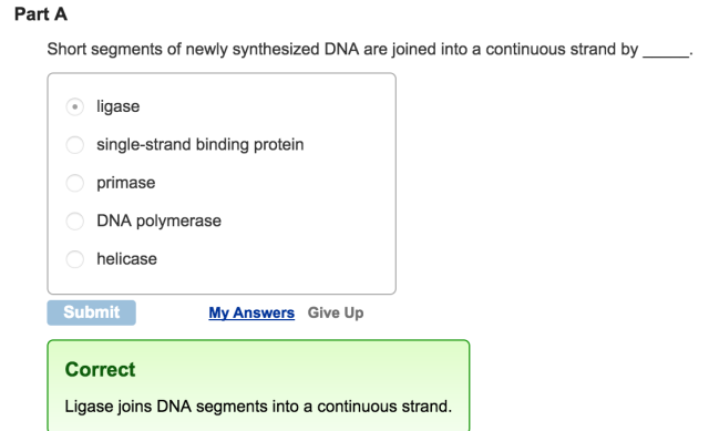 Mastering Biology Question