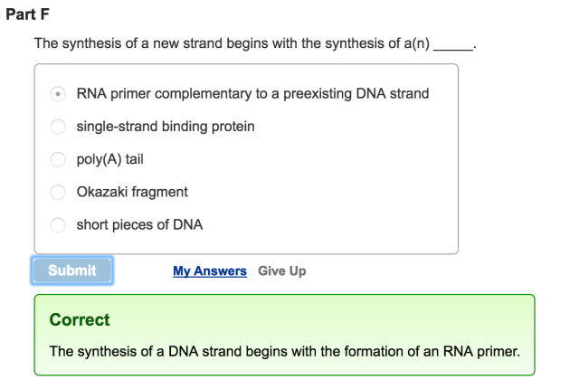 Mastering Biology Question