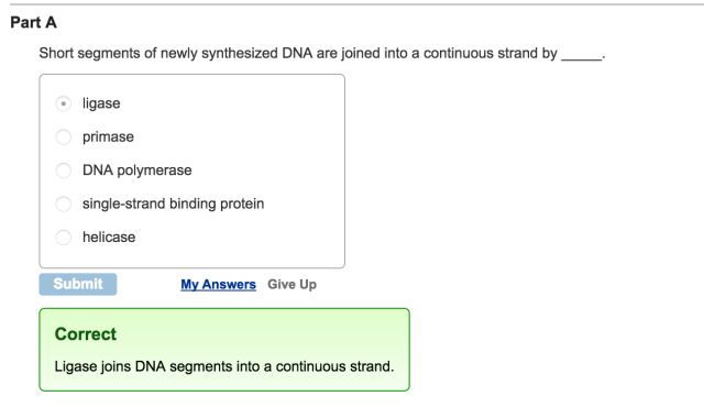 Mastering Biology Question