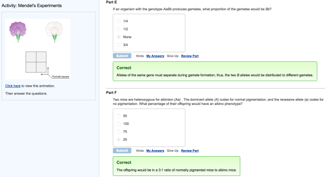 Mastering Biology Question