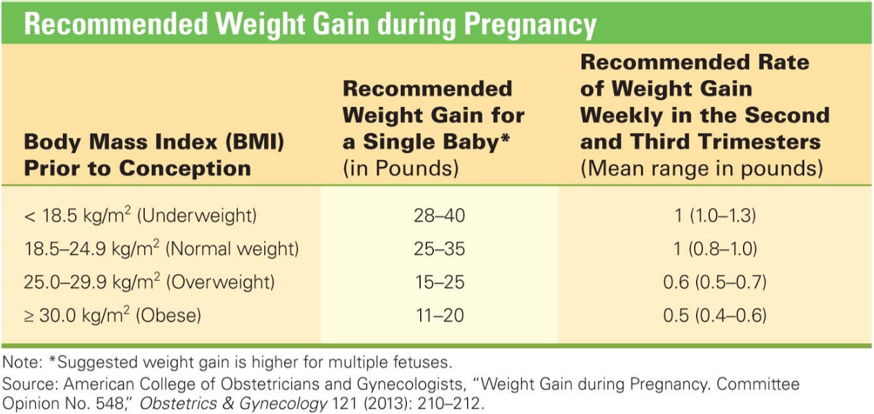 recommended-weight-gain-during-pregnancy-biology-forums-gallery