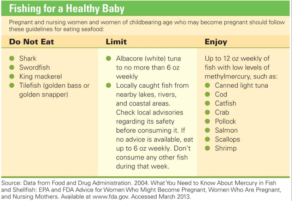 Fishing for a Healthy Baby