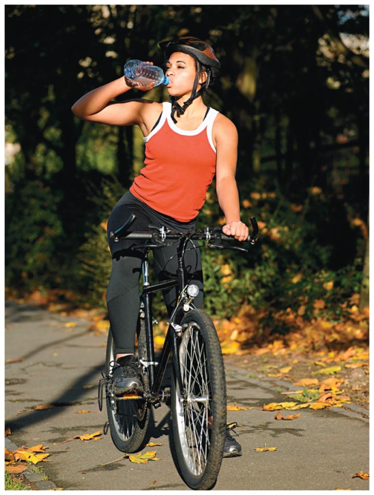 Staying hydrated during physical activity