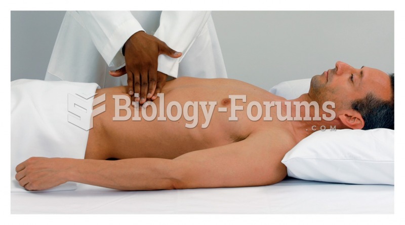 Deep palpation of abdomen