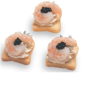 Shrimp & Caviar Canapés