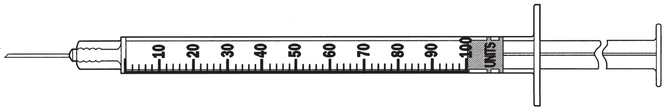 100-Unit Insulin Syringe