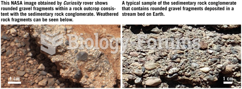 Similar Rock Outcrops on Mars and Earth