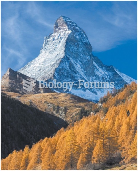 The Matterhorn in the Swiss Alps