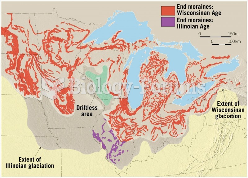 End Moraines of the Great Lakes Region