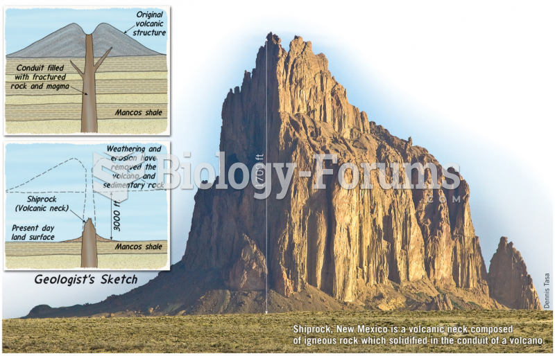 Shiprock, New Mexico – a volcanic neck