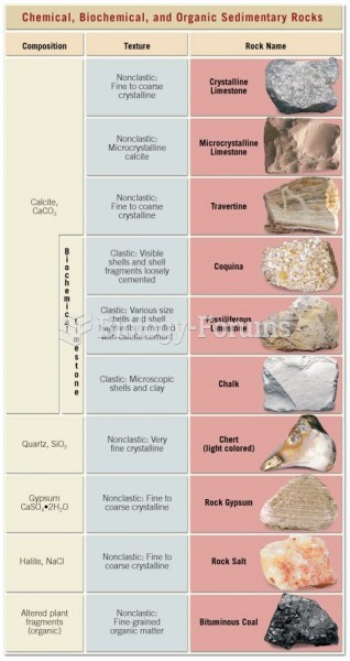 Chemical, Biochemical, and Organic Sedimentary Rocks