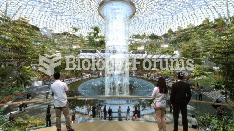 Singapore’s Changi Airport now holds the world’s tallest indoor waterfall