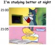 I am studying better at night