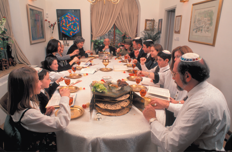 Jewish Passover seders 