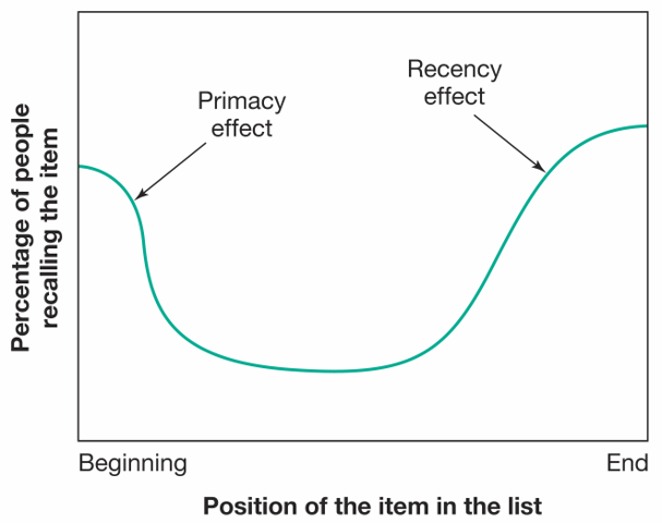 The Serial-Position Effect