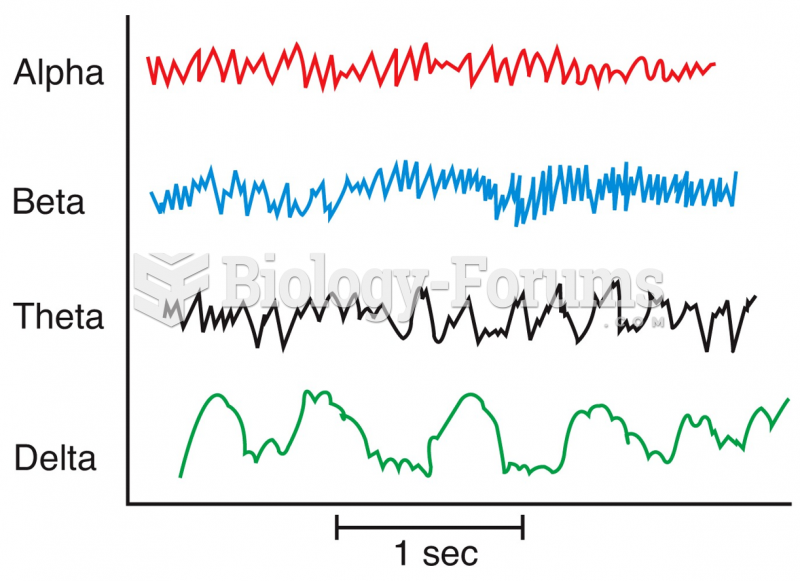 Diagrams  of Brain Waves per Seconds